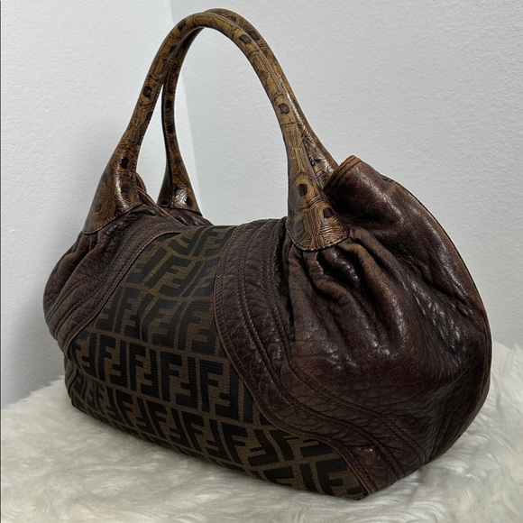 💯Authentic Fendi Zucca FF Spy Handbag🍀 - Picture 8 of 17